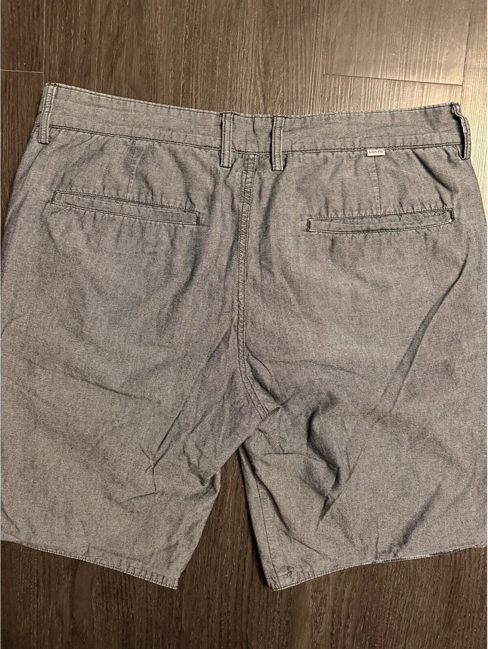 Levi’s Men's Blue Tropical Palm Reversible Chino Shorts Size 36